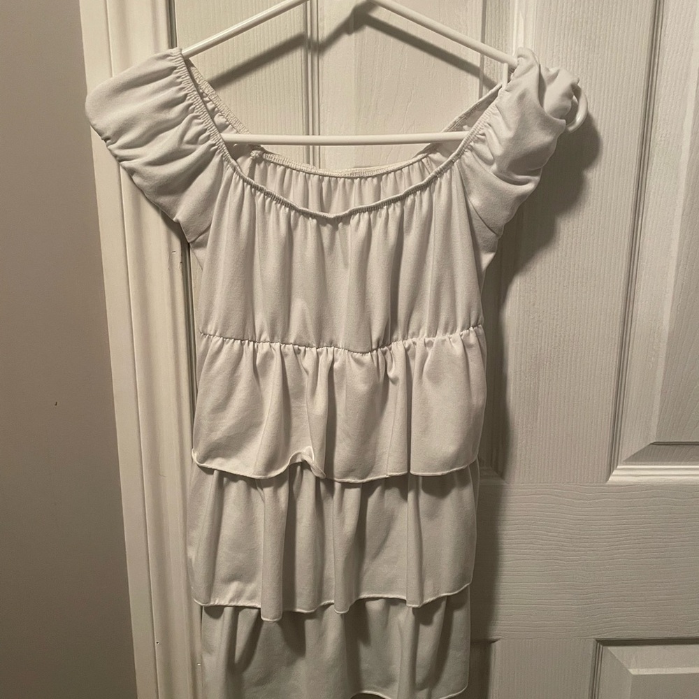 Chic Off-Shoulder Tiered Blouse